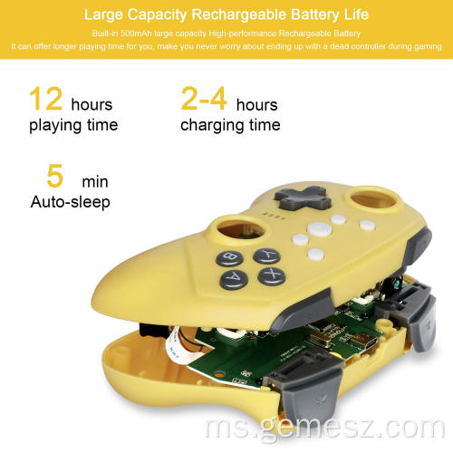 Wireless Controller untuk Switch / Switch Lite dengan Turbo